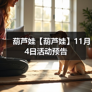 葫芦娃【葫芦娃】11月4日活动预告（图2）