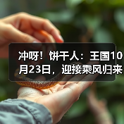 冲呀!饼干人:王国10月23日,迎接乘风归来的温暖雪花。(图1) 冲呀!饼干人:王国10月23日,迎接乘风归来的温暖雪花。(图1)