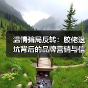 温情骗局反转：胶佬退坑背后的品牌营销与信任危机