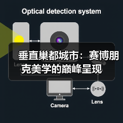 垂直巢都城市:赛博朋克美学的巅峰呈现(图3) 垂直巢都城市:赛博朋克美学的巅峰呈现(图3)