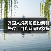 外国人扮狗角色扮演引热议,自我认同现象背后的真相(图1) 外国人扮狗角色扮演引热议,自我认同现象背后的真相(图1)