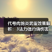 代号肉鸽炎武蛋效果解析：3法力值灼烧伤害如何？（图3）
