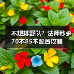不想排野队？法师秒杀70本85本配置攻略（图3）
