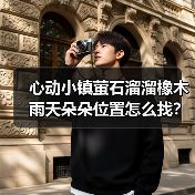 心动小镇萤石溜溜橡木雨天朵朵位置怎么找？（图3）