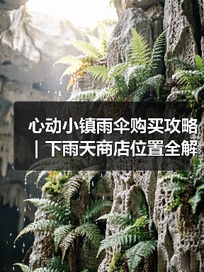 心动小镇雨伞购买攻略｜下雨天商店位置全解析（图3）