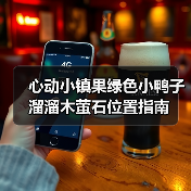 心动小镇果绿色小鸭子溜溜木萤石位置指南